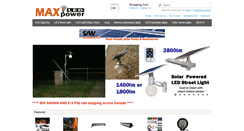 Desktop Screenshot of maxpowerledlights.com
